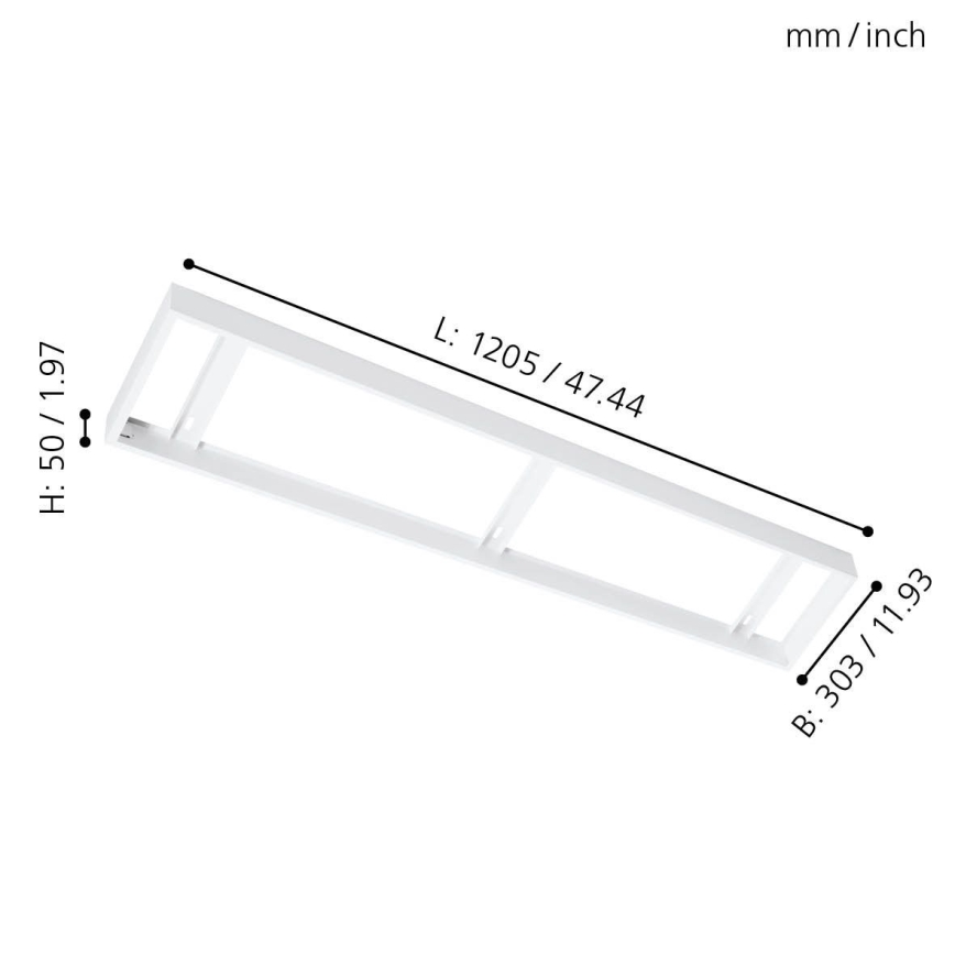 Eglo - Griestu paneļa rāmis 1205x303mm