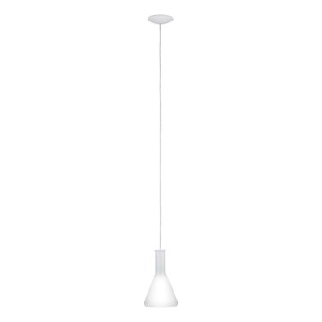 Eglo 62264 - Lustra ar auklu PASCOA PRO 1xE27/60W/230V 16,8 cm balta