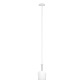 Eglo 62265 - Lustra ar auklu PASCOA PRO 1xE27/60W/230V 15,6 cm balta