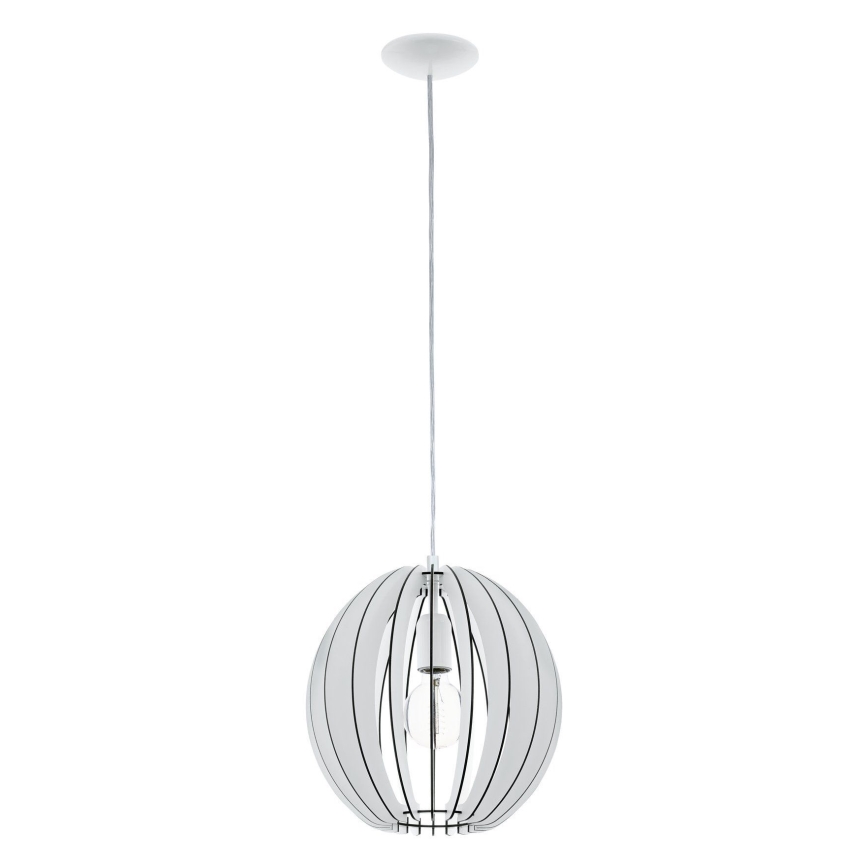 Eglo 63247 - Lustra ar auklu COSSANO PRO 1xE27/60W/230V d. 30 cm balta