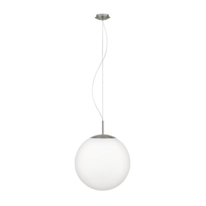 Eglo 63271 - Piekaramā lampa uz troses PIEDALE 1xE27/60W/230V Ø 43 cm matēts hroms