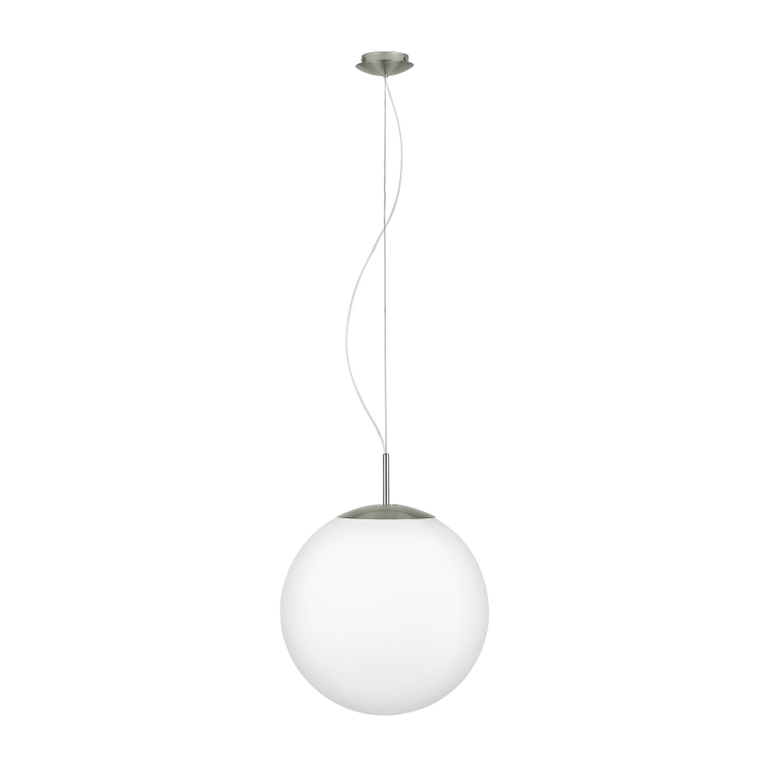 Eglo 63271 - Piekaramā lampa uz troses PIEDALE 1xE27/60W/230V Ø 43 cm matēts hroms