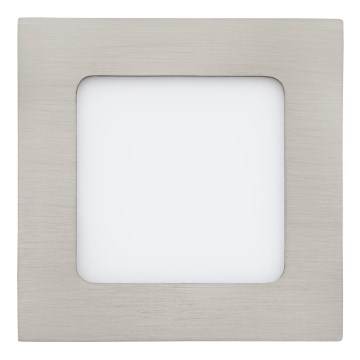Eglo 64608 - LED Iegremdējama lampa FUEVA 1 PRO LED/5,5W/230V 3000K 12x12 cm matēts hroms