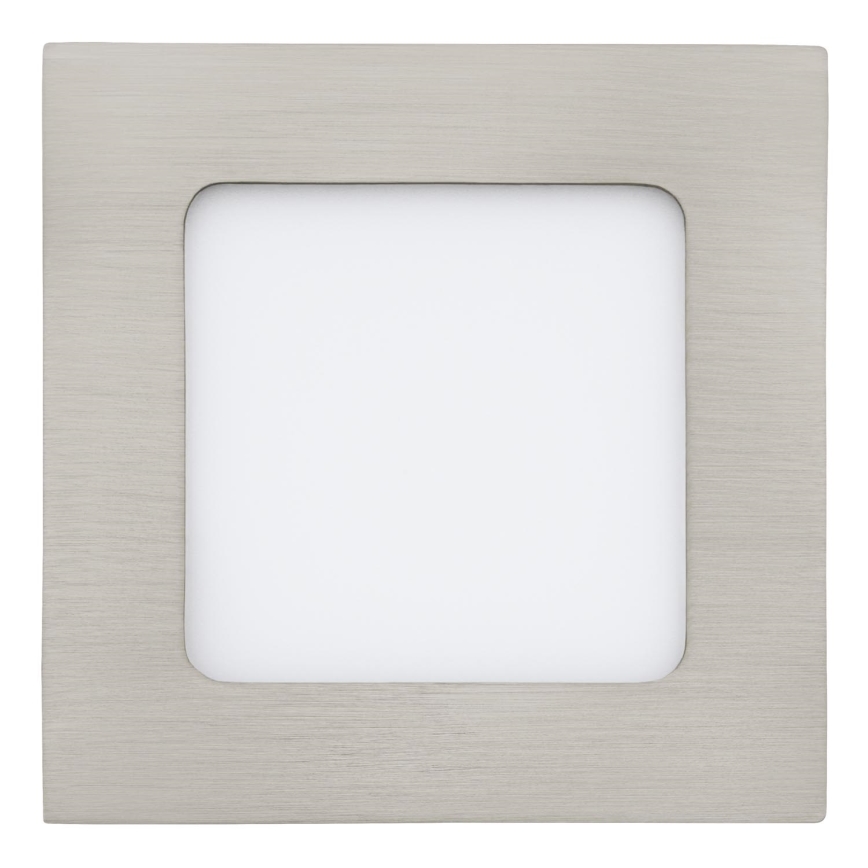 Eglo 64608 - LED Iegremdējama lampa FUEVA 1 PRO LED/5,5W/230V 3000K 12x12 cm matēts hroms