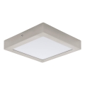 Eglo 64721 -LED Griestu lampa FUEVA PRO LED/19W/230V 4000K 22,5x22,5 cm matēts hroms