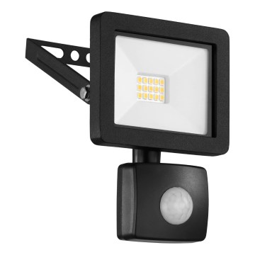 Eglo 64878 - LED Prožektors ar sensoru FILETTI LED/10W/230V 4000K IP44 melna