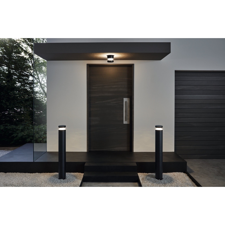 Eglo 65038 - LED āra sienas gaismeklis MELZO PRO LED/11W/230V 3000K IP44 melns