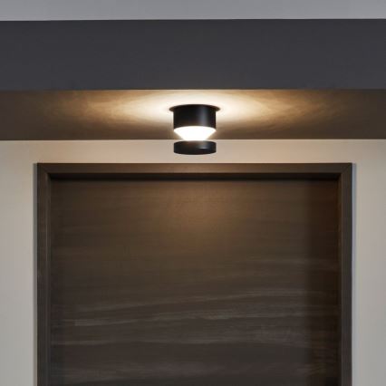 Eglo 65038 - LED āra sienas gaismeklis MELZO PRO LED/11W/230V 3000K IP44 melns