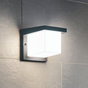 Eglo 65046 - LED Āra sienas lampa DESELLA PRO LED/10W/230V IP54 antracīta