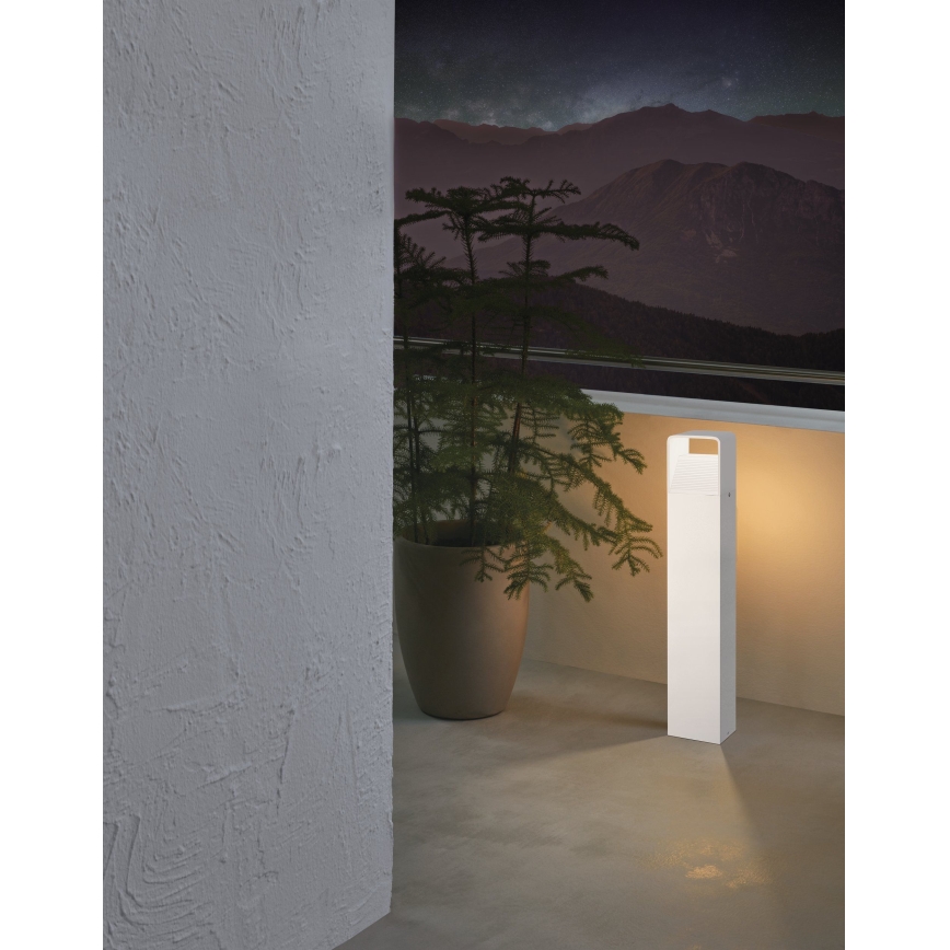 Eglo 65085 - LED Āra lampa DONINNI PRO LED/5W/230V 3000K 80 cm IP44 balta