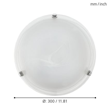 Eglo - Griestu lampa 1xE27/60W/230V