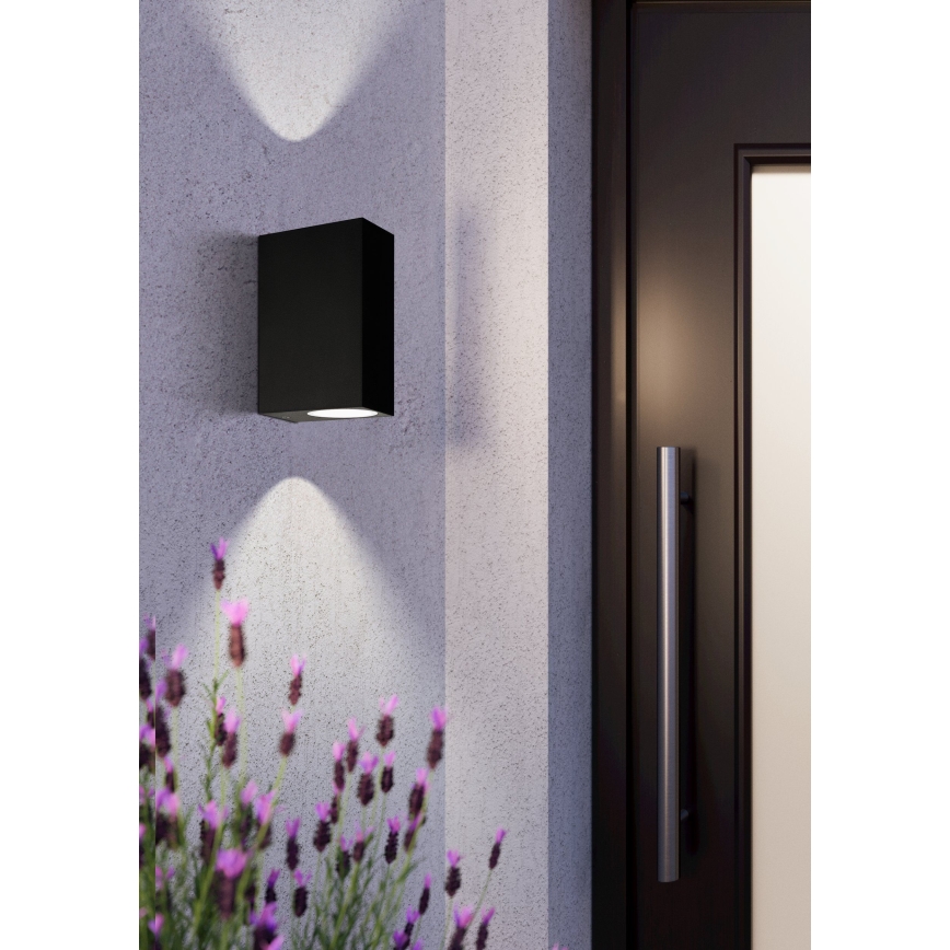Eglo 74023 - Āra sienas lampa SCOGLIERA 2xGU10/5W/230V IP44