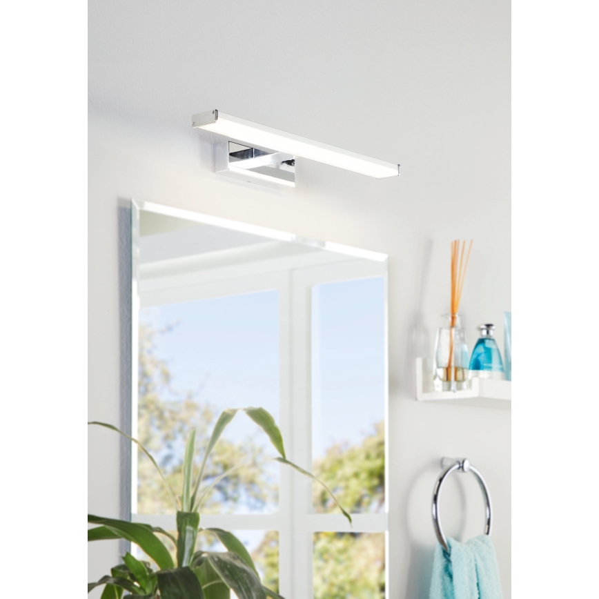 Eglo 74051 - LED Vannas istabas spoguļa apgaismojums GALENZANA LED/7,4W/230V 4000K 40 cm IP44 spīdīgi hromēts