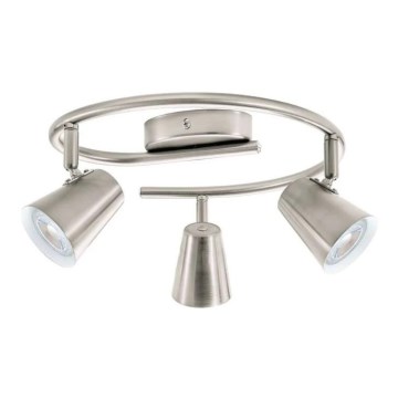 Eglo 75219 - LED virziena gaismeklis TRAVALE 3xGU10/3W/230V matēts hroms