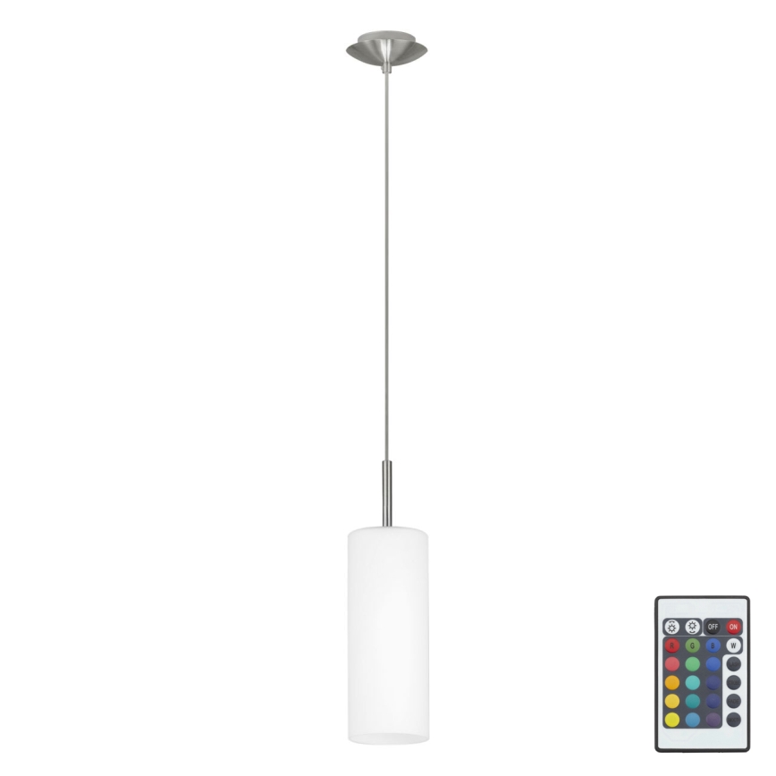 Eglo 75251 - LED RGB Aptumšojama lustra ar auklu ELLUNO-C E27/7,5W/230V + tālvadības pults