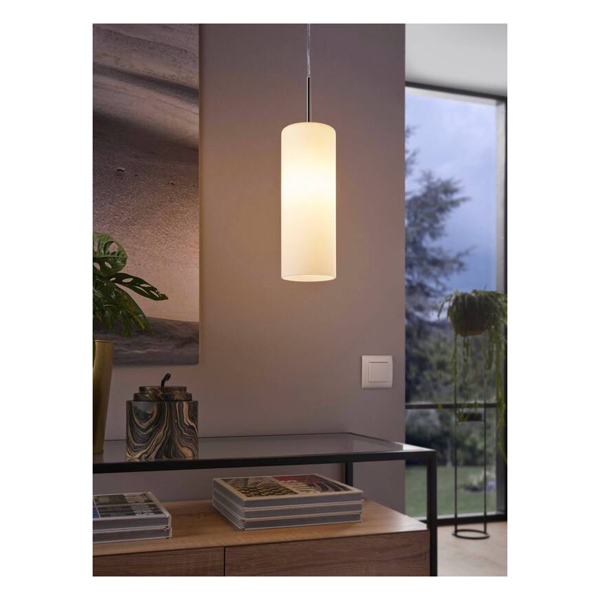 Eglo 75251 - LED RGB Aptumšojama lustra ar auklu ELLUNO-C E27/7,5W/230V + tālvadības pults