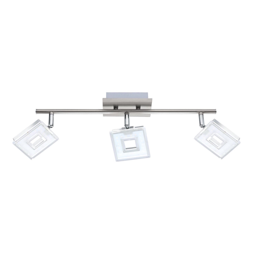 Eglo 75323 - LED Sienas starmetis CUBE 3xLED/4,5W/230V