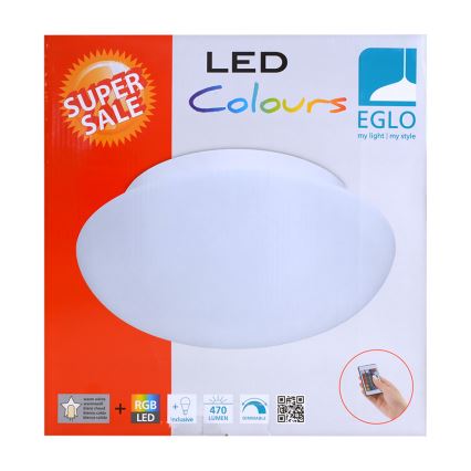 Eglo 75351 - LED RGB Aptumšojama griestu lampa ELLA-C 1xE27/7,5W/230V + tālvadības pults