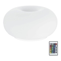 Eglo 75355 - LED RGB Aptumšojama galda lampa OPTICA-C 2xE27/7,5W/230V d. 28 cm + tālvadības pults