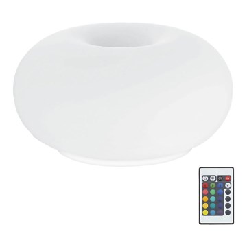 Eglo 75355 - LED RGB Aptumšojama galda lampa OPTICA-C 2xE27/7,5W/230V + tālvadības pults