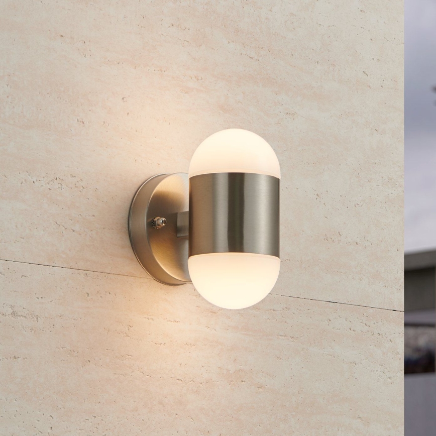 Eglo 75392 - LED āra sienas gaismeklis MEROLA 2xLED/3,7W/230V IP44 matēts hroms