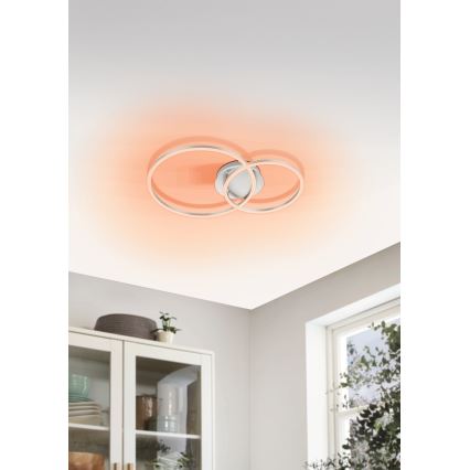 Eglo - LED RGB Aptumšojama virsapmetuma lustra LED/21,5W/230V 3000-6500K + tālvadības pults