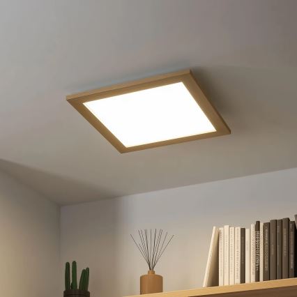 Eglo 75643 - LED Griestu lampa CALEMAR LED/19W/230V 4000K 43,7x 43,7 cm ozols