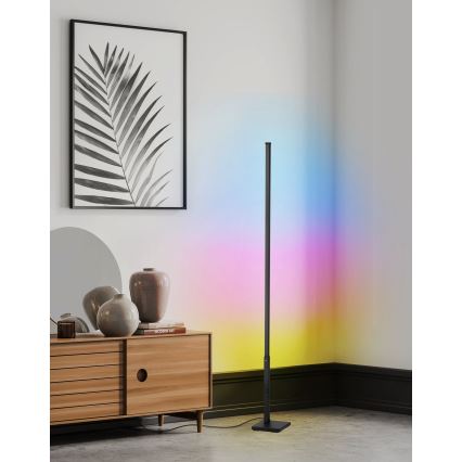 Eglo - LED RGB Aptumšojama grīdas stāvlampa LED/13,5W/230V 2700-6500K + tālvadības pults