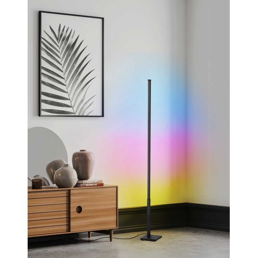 Eglo - LED RGB Aptumšojama grīdas stāvlampa LED/13,5W/230V 2700-6500K + tālvadības pults