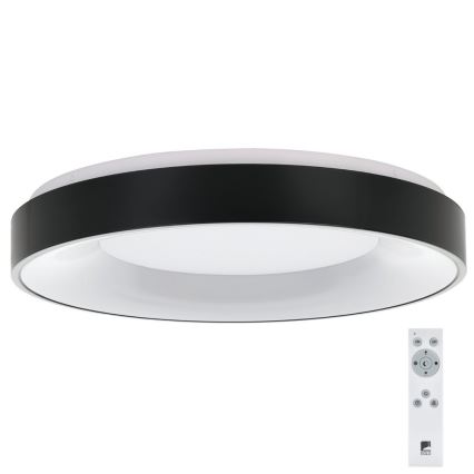Eglo 75661 - LED Aptumšojama griestu lampa JUTIO 4xLED/8,1W/230V melna + tālvadības pults