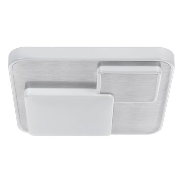 Eglo 75666 - LED Griestu lampa LEPRESO LED/19,5W/230V 38,5x38,5 cm matēts hroms