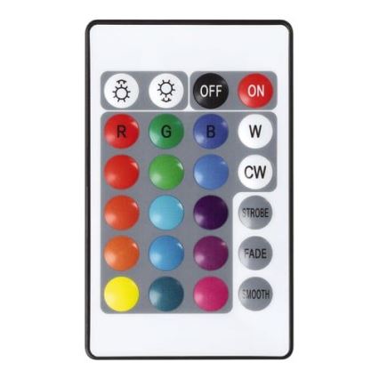 Eglo - LED RGB regulējama uzlādējamā āra lampa LED/2600 mAh IP44 balta + tālvadība