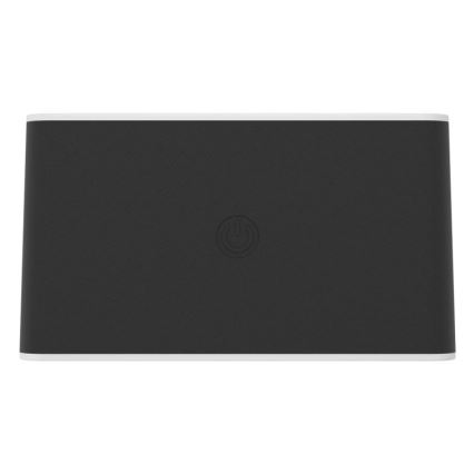 Eglo - LED regulējama uzlādējama skārienvadāma āra sienas lampa LED/5W/5V 2000 mAh 3000/4000/6500K IP44 melna