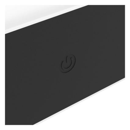 Eglo - LED regulējama uzlādējama skārienvadāma āra sienas lampa LED/5W/5V 2000 mAh 3000/4000/6500K IP44 melna