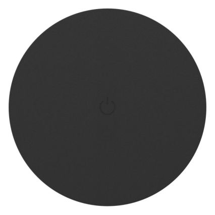 Eglo - LED ar regulējamu spilgtumu, uzlādējams, ar skārienvadību āra sienas gaismeklis LED/5W/5V 2000 mAh 3000/4000/6500K IP44 melns