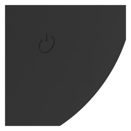 Eglo - LED ar regulējamu spilgtumu, uzlādējams, ar skārienvadību āra sienas gaismeklis LED/5W/5V 2000 mAh 3000/4000/6500K IP44 melns