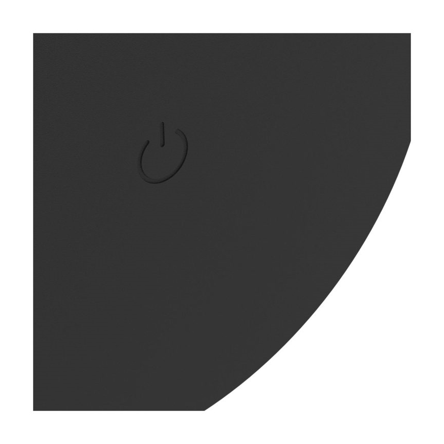 Eglo - LED ar regulējamu spilgtumu, uzlādējams, ar skārienvadību āra sienas gaismeklis LED/5W/5V 2000 mAh 3000/4000/6500K IP44 melns