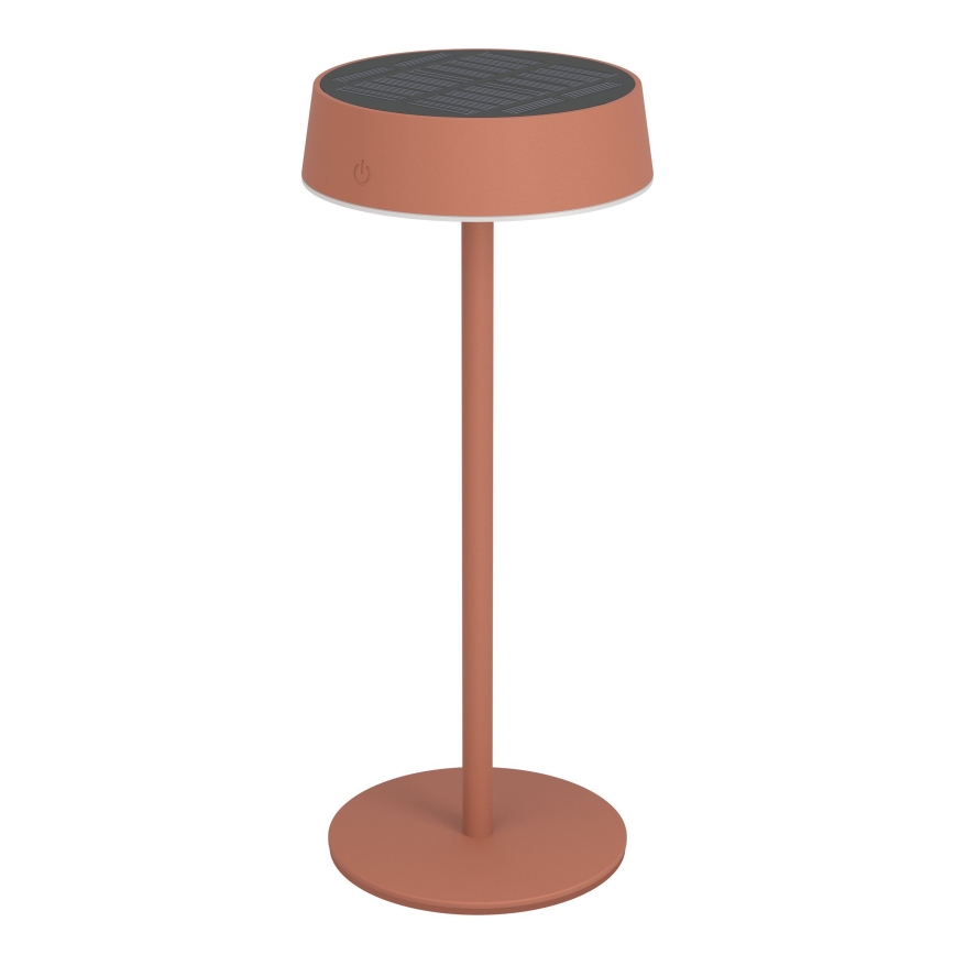 Eglo - regulējama LED galda lampa ar saules uzlādi un pieskāriena vadību LED/3W/5V 3000-6000K 1800 mAh IP44 oranžā
