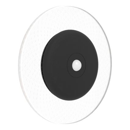 Eglo - LED RGBW uzlādējams, regulējams sienas gaismeklis ar kustības un krēslas sensoru LED/5V 2000 mAh melns + tālvadība