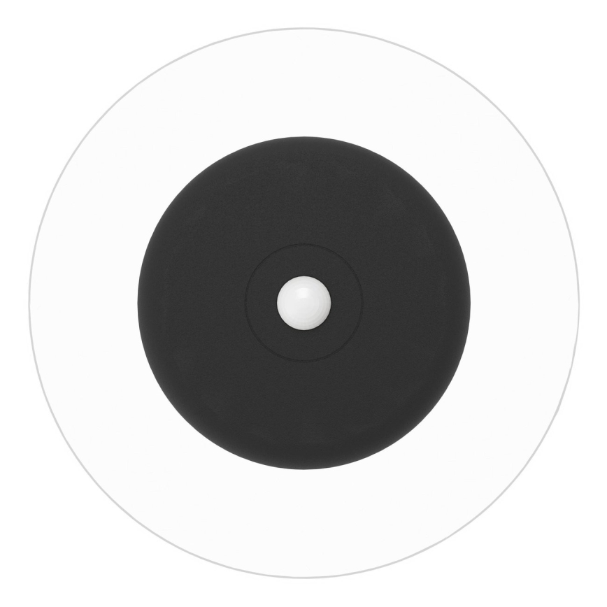 Eglo - LED RGBW uzlādējams, regulējams sienas gaismeklis ar kustības un krēslas sensoru LED/5V 2000 mAh melns + tālvadība