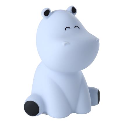 Eglo - LED RGBW Uzlādējama skārienvadāma bērnu naktsgaisma LED/5W/5V 1200 mAh hipopotāms