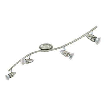 Eglo 78025 - LED Starmetis MAGNUM 4xGU10/3W/230V 3000K matēts hroms
