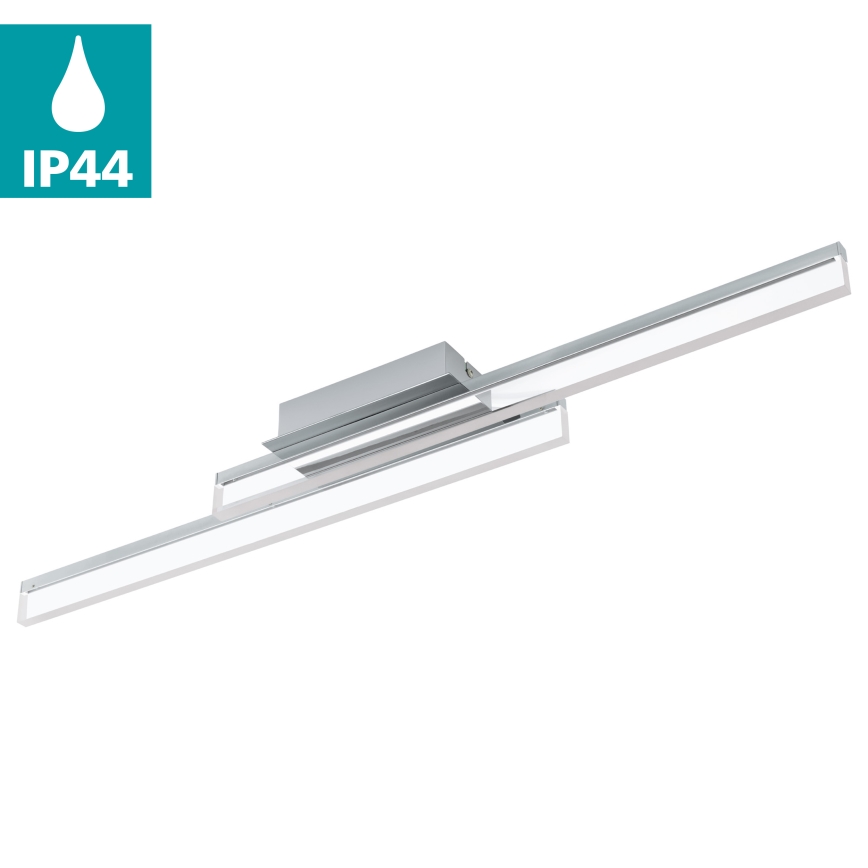 Eglo 780433 - LED Vannas istabas griestu lampa YANGUAS 2xLED/11W/230V 3000K IP44 matēts hroms