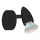 Eglo 780443 - LED Sienas starmetis SABADELL 1xGU10/2,8W/230V 3000K melna