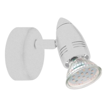 Eglo 780447 - LED Sienas starmetis SABADELL 1xGU10/2,8W/230V 3000K balta