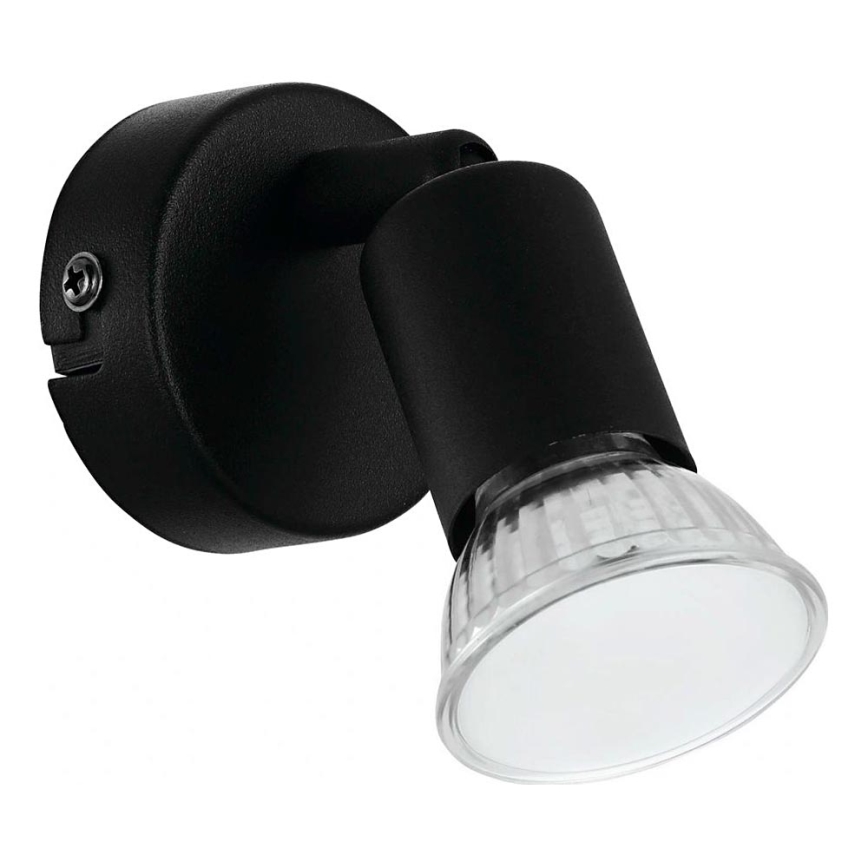 Eglo 780457 - LED Sienas starmetis ESCALERA 1xGU10/2,8W/230V 3000K melna