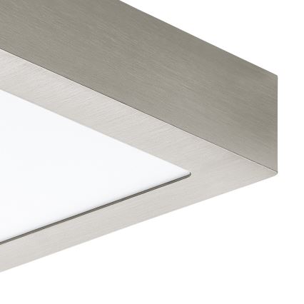 Eglo 78215 - LED griestu lampa FUEVA LED/10,9W/230V 17x17 cm matēts hroms