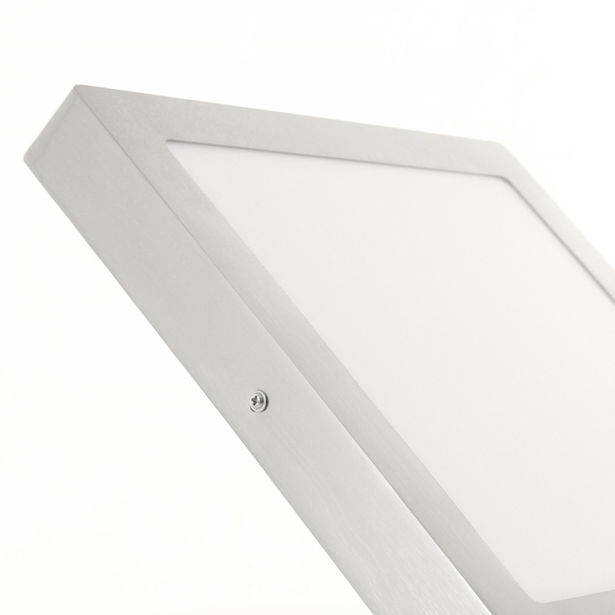 Eglo 78218 - LED griestu lampa FUEVA LED/22W/230V 30x30 cm matēts hroms