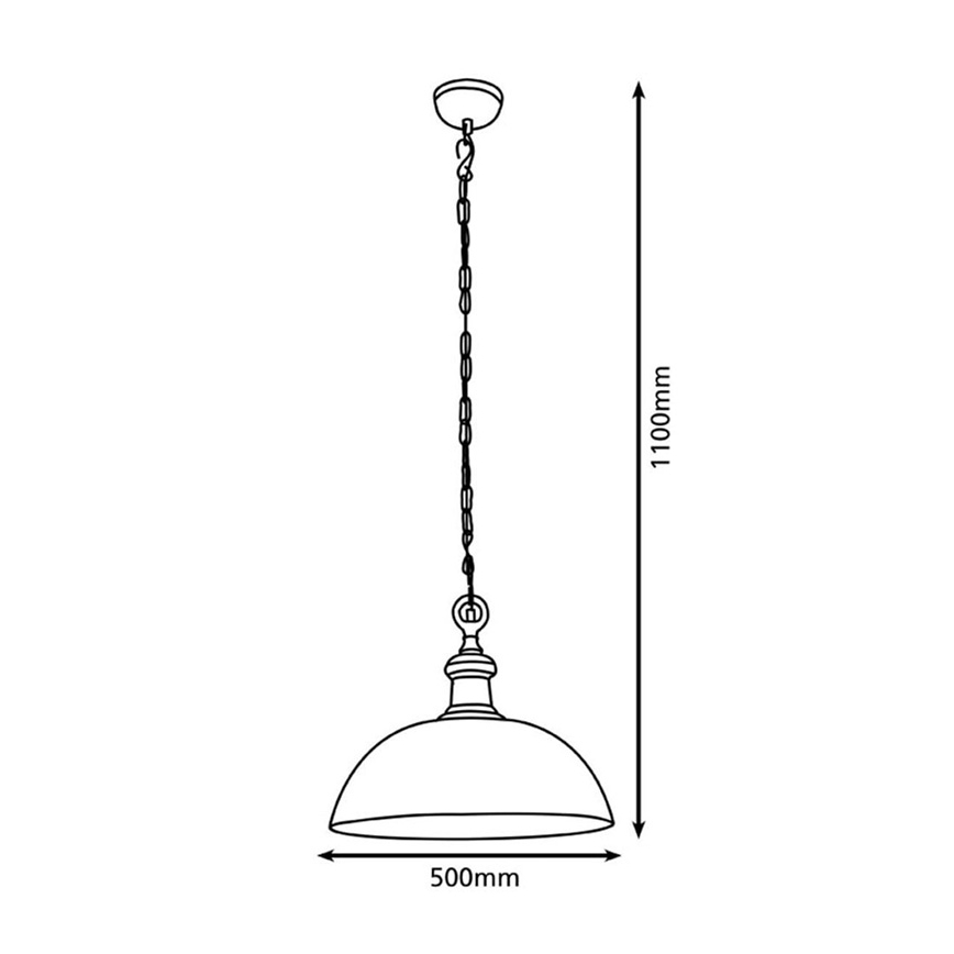 Eglo 78301 - Lustra ar auklu EASINGTON 1xE27/60W/230V
