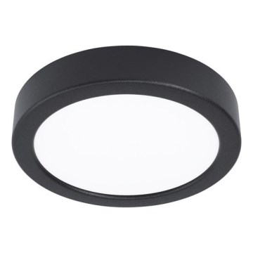 Eglo 78675 - LED griestu gaismeklis FUEVA LED/11W/230V Ø 16 cm melns